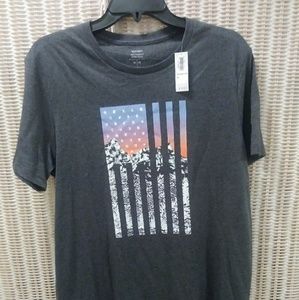 New Men's Old Navy Flag Shirt